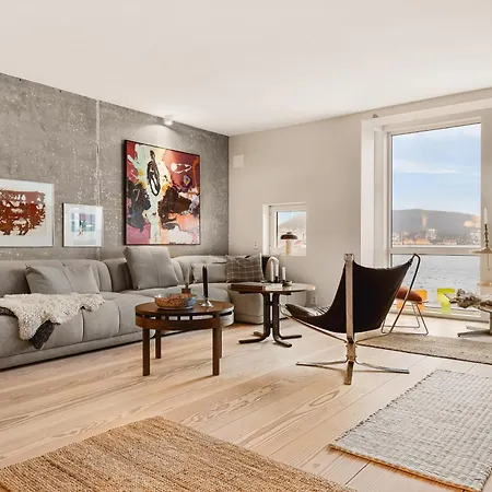 Modern Seaside With Fjord Views Daire *
