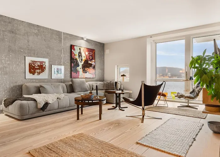 Modern Seaside With Fjord Views Daire *
