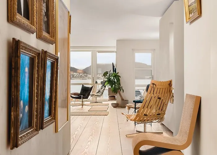 Modern Seaside With Fjord Views Leilighet Bergen